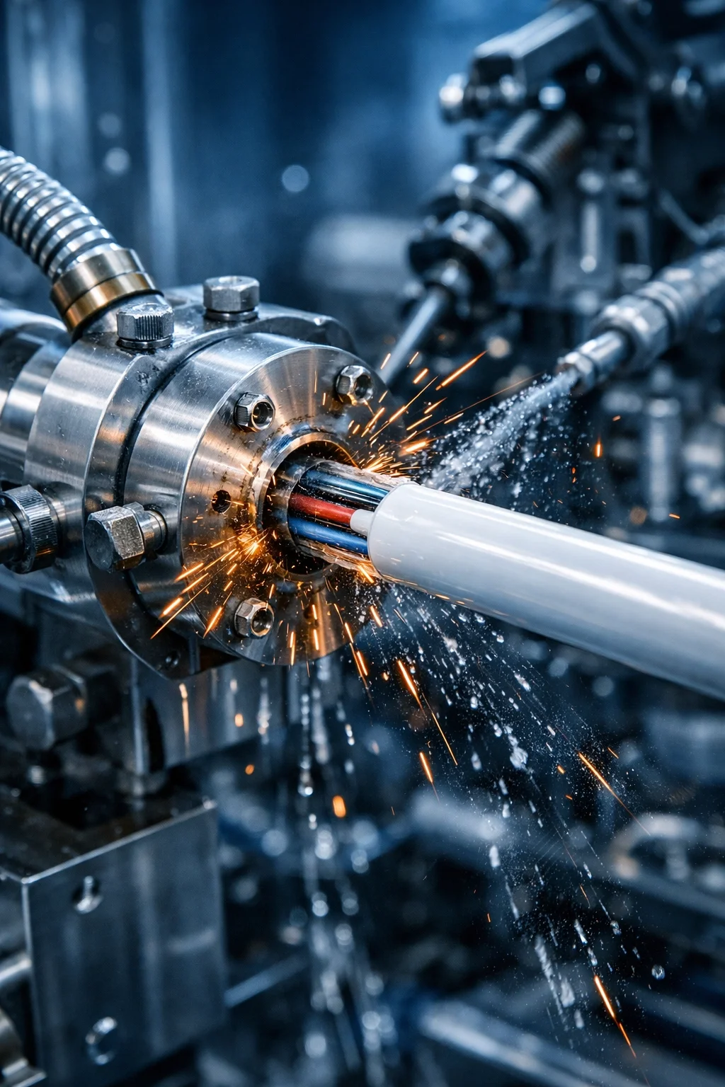 Ethernet cable production line and equipment